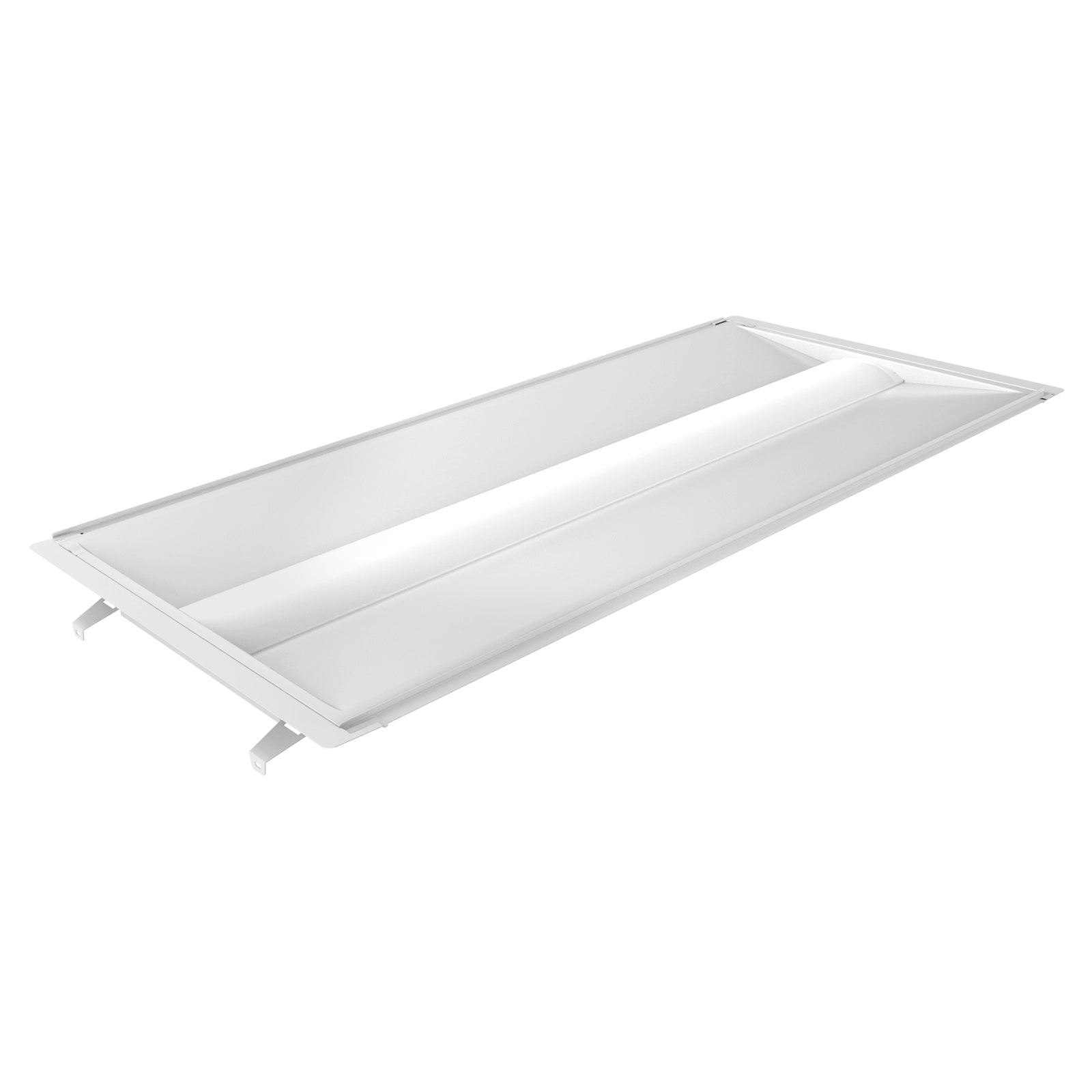 2x4 FT LED Troffer Rerofit Kit- Watts 35-30-25 - Kelvin 3500-4000-5000 - Wattage & CCT Selectable - Microwave and Bluetooth Ready- 4 Pack - Gielight