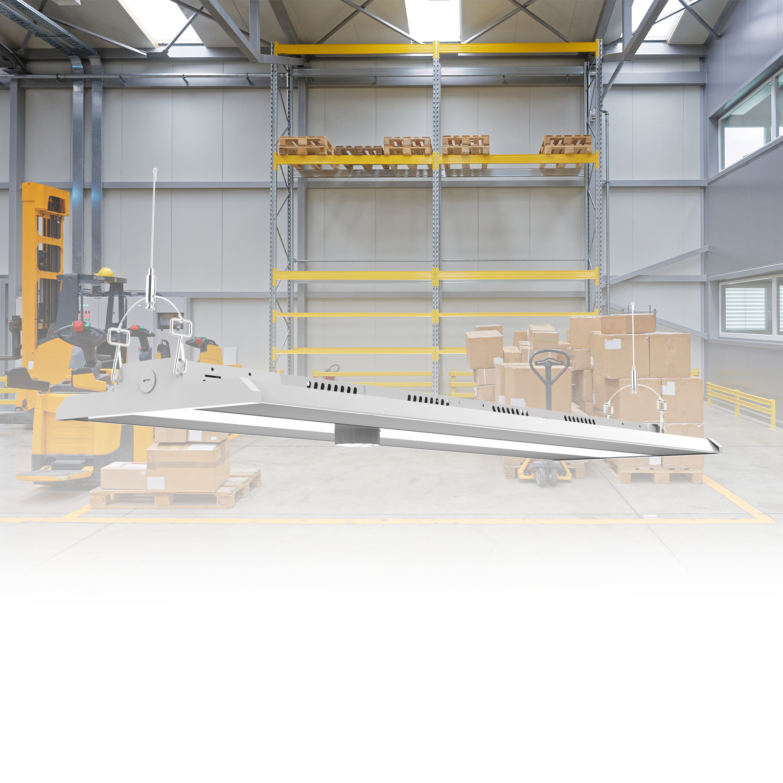 Linear 2 FT LED High Bay Fixture - Sensor Ready - 220W - Wattage Selectable - 4 Pack Gielight