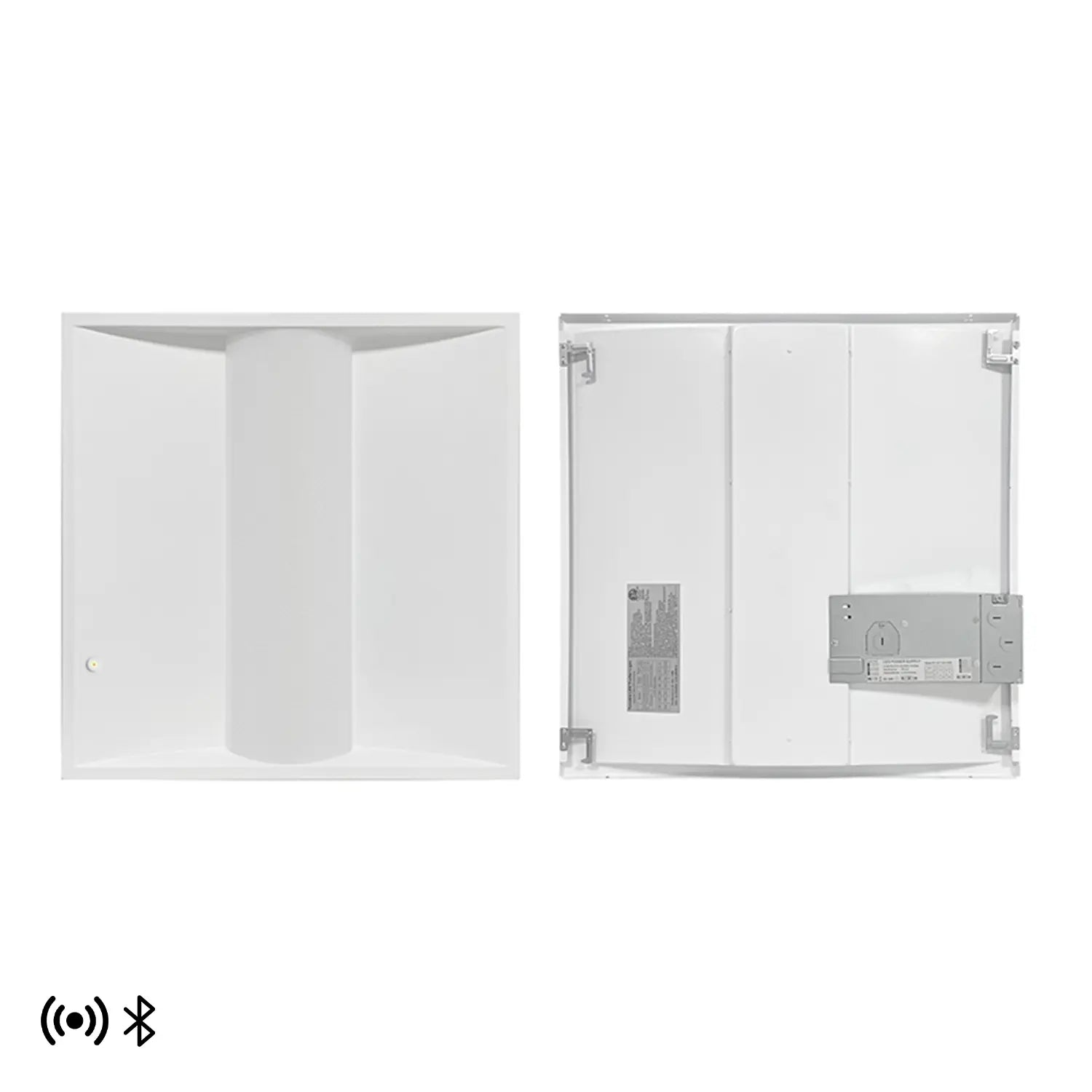 2x2 FT LED Troffer Rerofit Kit- Watts 30-25-20 - Kelvin 3500-4000-5000 - Wattage & CCT Selectable - Microwave and Bluetooth Ready- 4 Pack Gielight