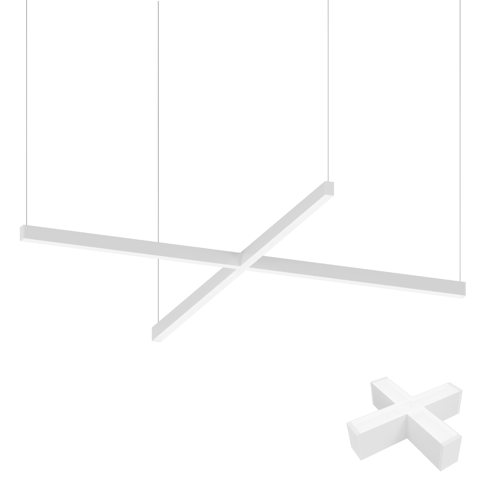 4 FT Led Up - Down Light - 40W - CCT & Power Selectable - Topside Power Selectable Gielight