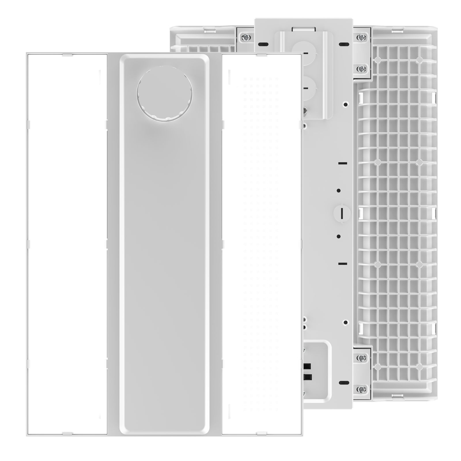 Linear LED High Bay Fixture - Sensor Ready - 165W - Wattage & CCT Selectable - 4 Pack Gielight