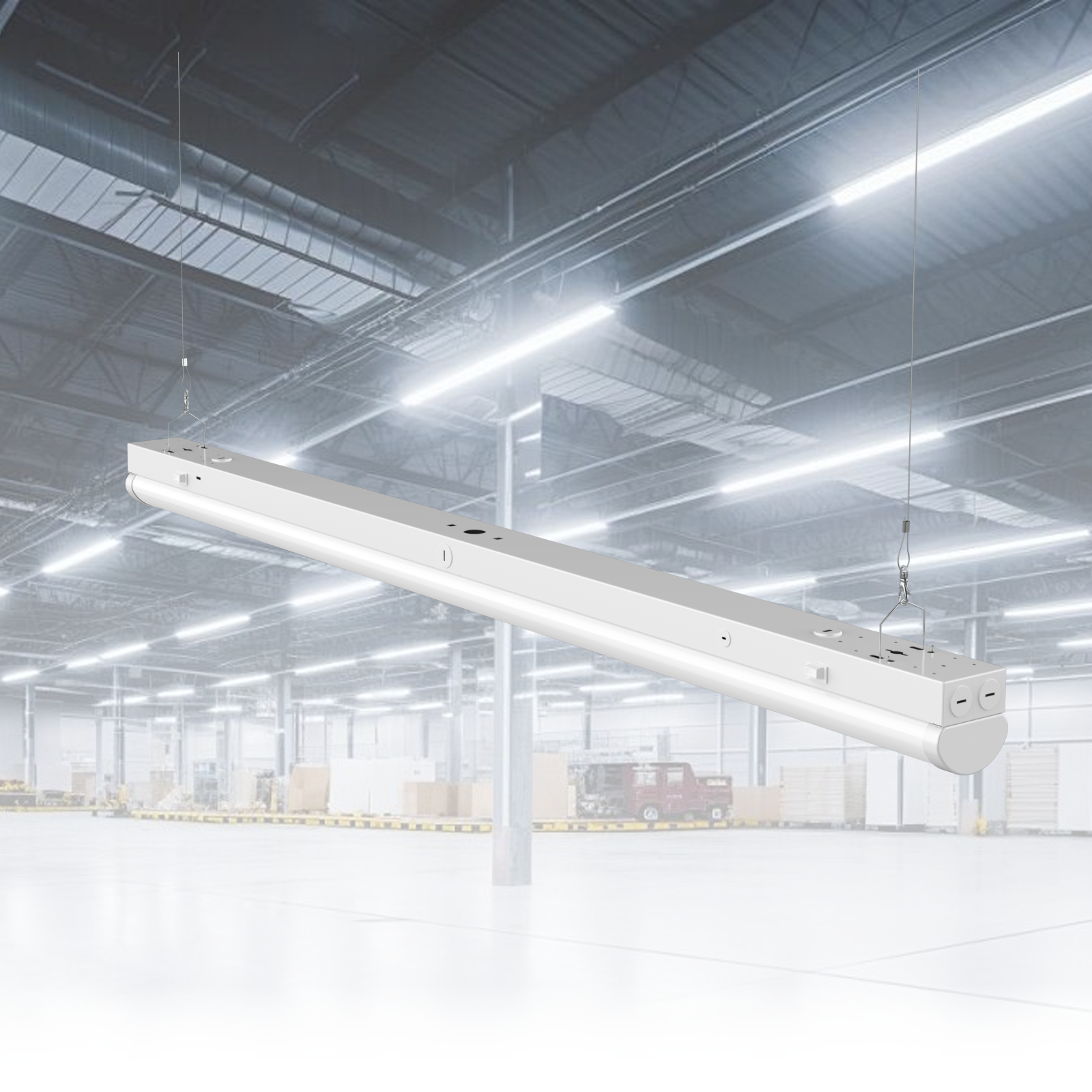 8 FT Led Linear Strip Light - 80W - CCT & Power Selectable - 4 Pack Gielight