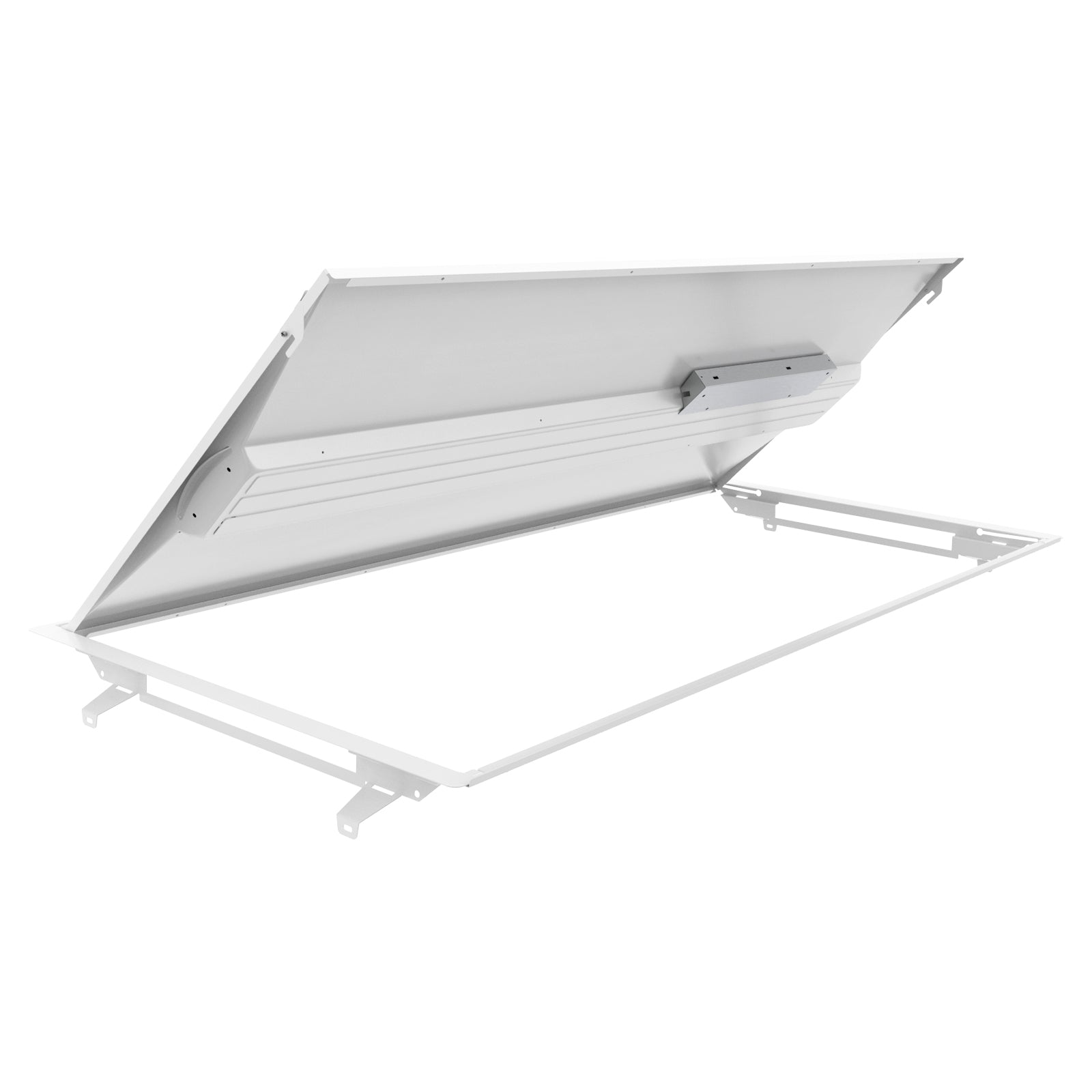 2x4 FT LED Troffer Rerofit Kit- Watts 35-30-25 - Kelvin 3500-4000-5000 - Wattage & CCT Selectable - Microwave and Bluetooth Ready- 4 Pack Gielight