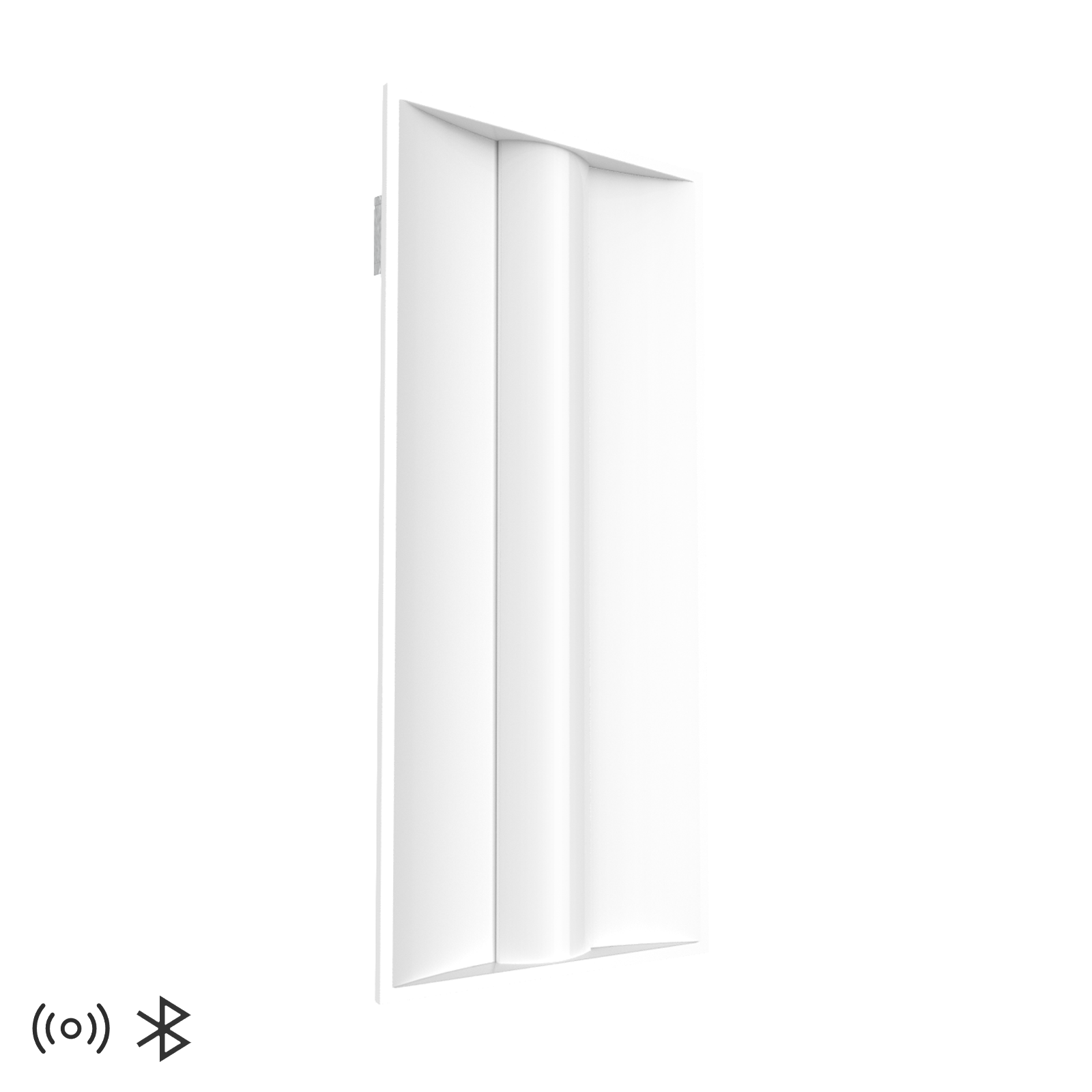 2x4 FT LED Troffer - Watts 30-40-50 - Kelvin 3500-4000-5000 - Wattage & CCT Selectable - Microwave and Bluetooth Ready- 4 Pack