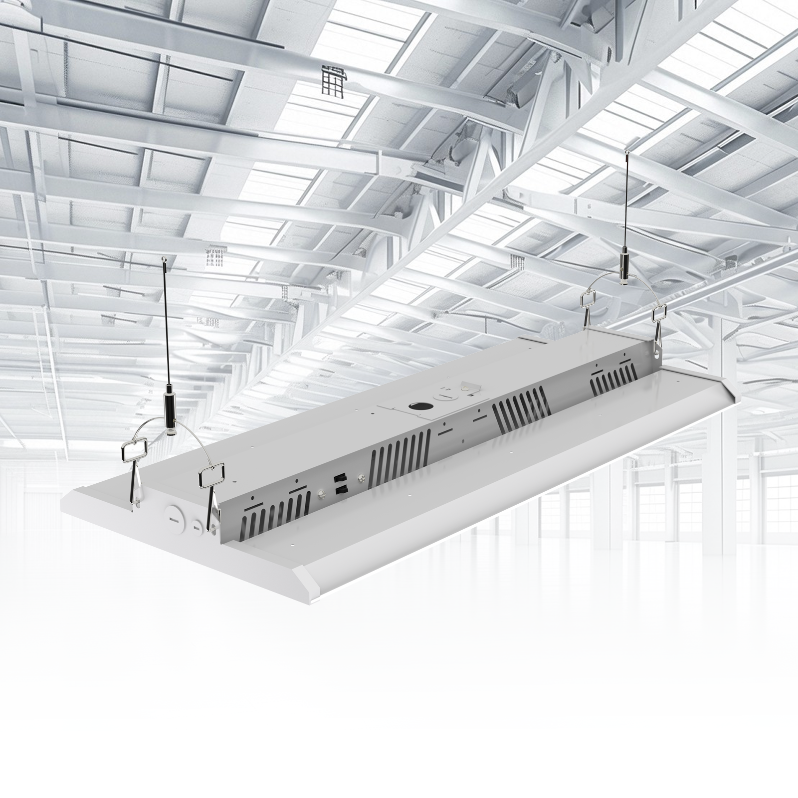Linear 2 FT LED High Bay Fixture - Sensor Ready - 220W - Wattage Selectable - 4 Pack - Gielight