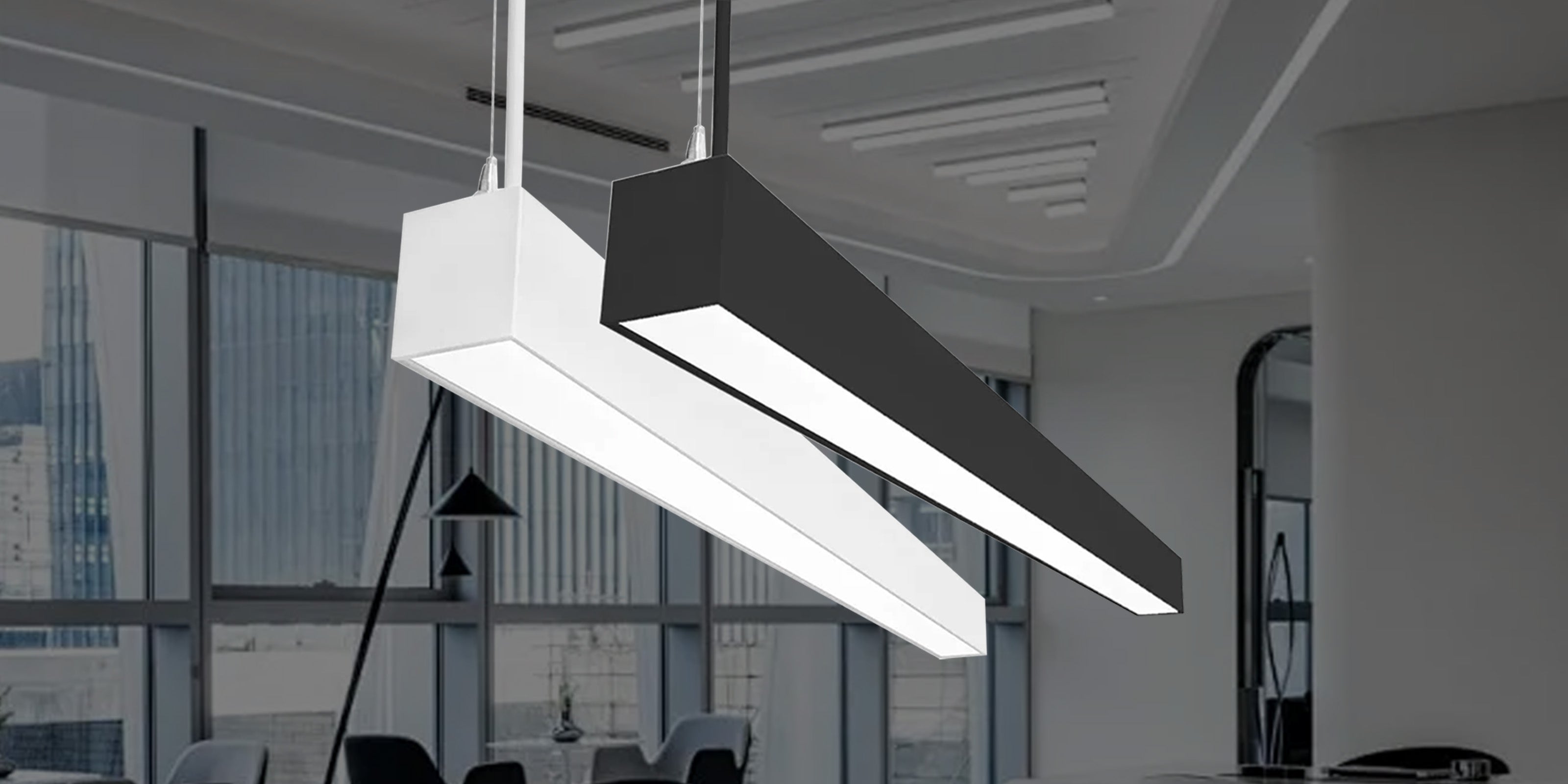LED Linear Hanging Suspended Light Gielight LED Linear Hanging Suspended Light Gielight