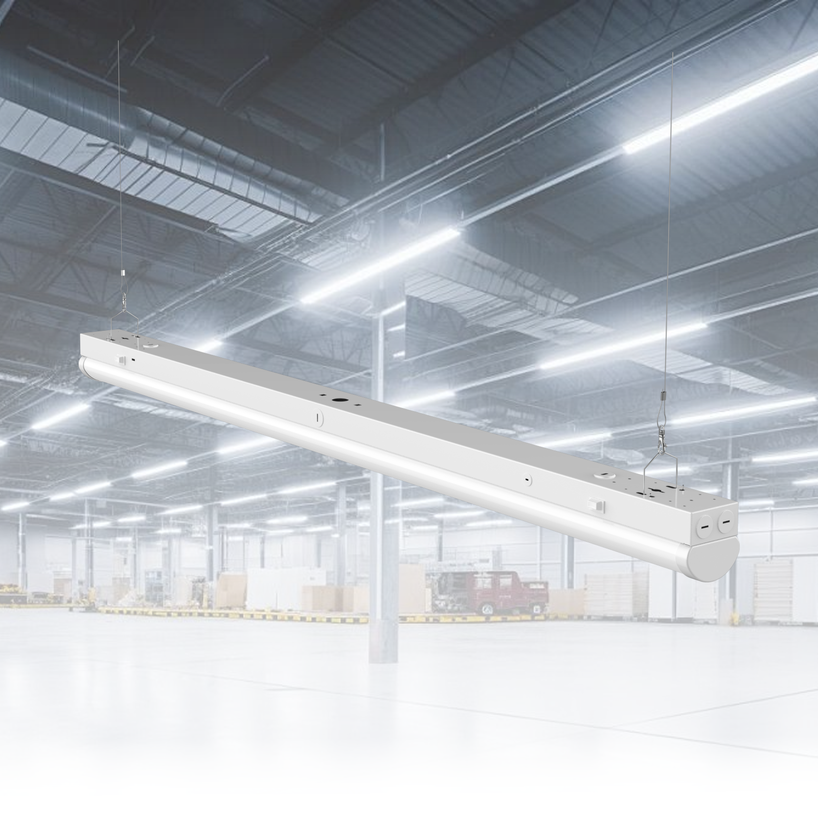 4 FT Led Linear Strip Light - 40W - CCT & Power Selectable - 4 Pack Gielight