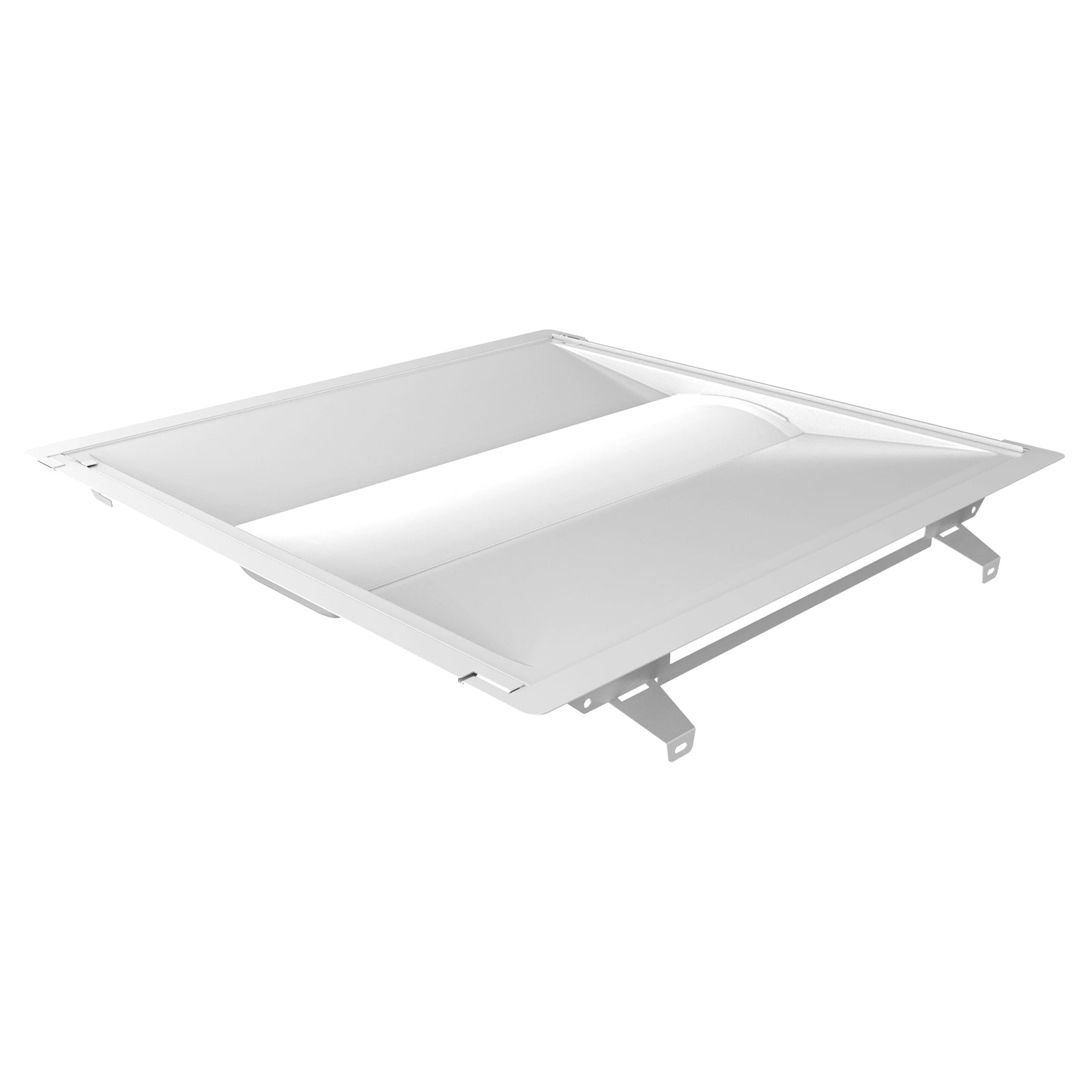 2x2 FT LED Troffer Rerofit Kit- Watts 30-25-20 - Kelvin 3500-4000-5000 - Wattage & CCT Selectable - Microwave and Bluetooth Ready- 4 Pack - Gielight
