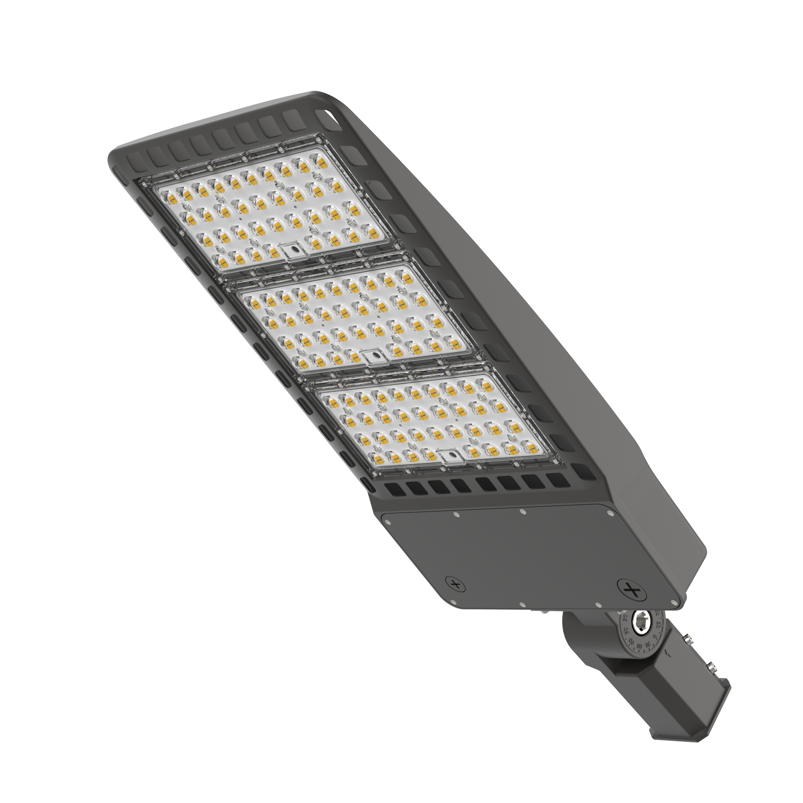 LED Shoebox Area Light - 400-350-300W - Wattage Selectable - 100-347 VOLT 1 Pack Gielight