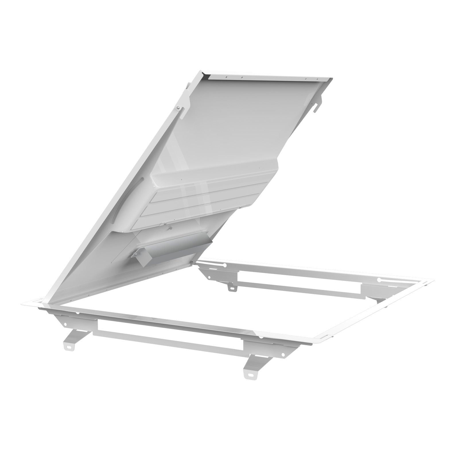 2x2 FT LED Troffer Rerofit Kit- Watts 30-25-20 - Kelvin 3500-4000-5000 - Wattage & CCT Selectable - Microwave and Bluetooth Ready- 4 Pack