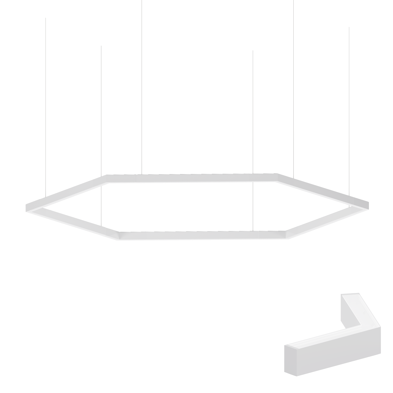 2 FT LED Architectural Linear Light - 25W - CCT & Power Selectable - Topside Power Selectable Gielight