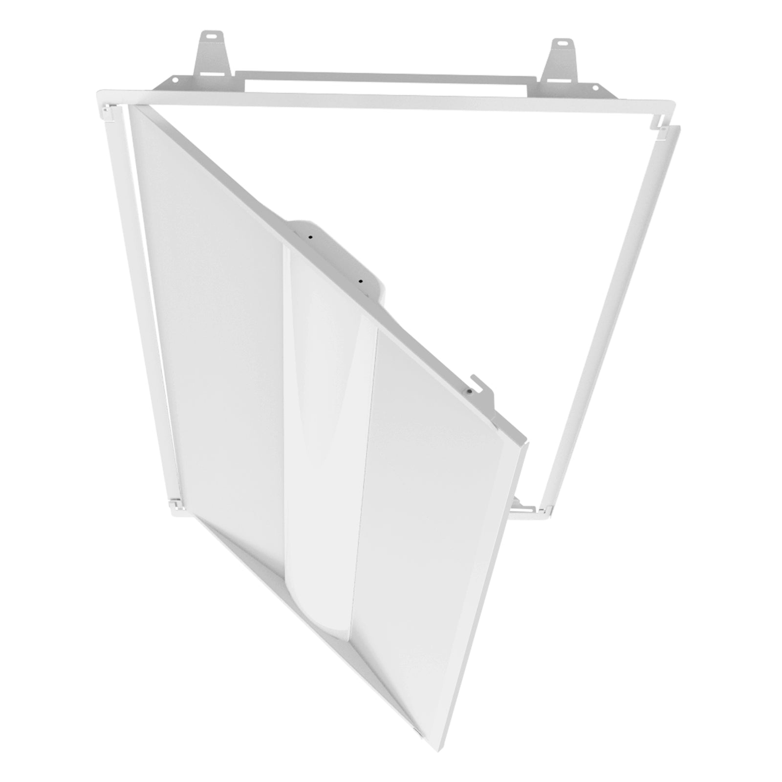 2x4 FT LED Troffer Rerofit Kit- Watts 35-30-25 - Kelvin 3500-4000-5000 - Wattage & CCT Selectable - Microwave and Bluetooth Ready- 4 Pack Gielight