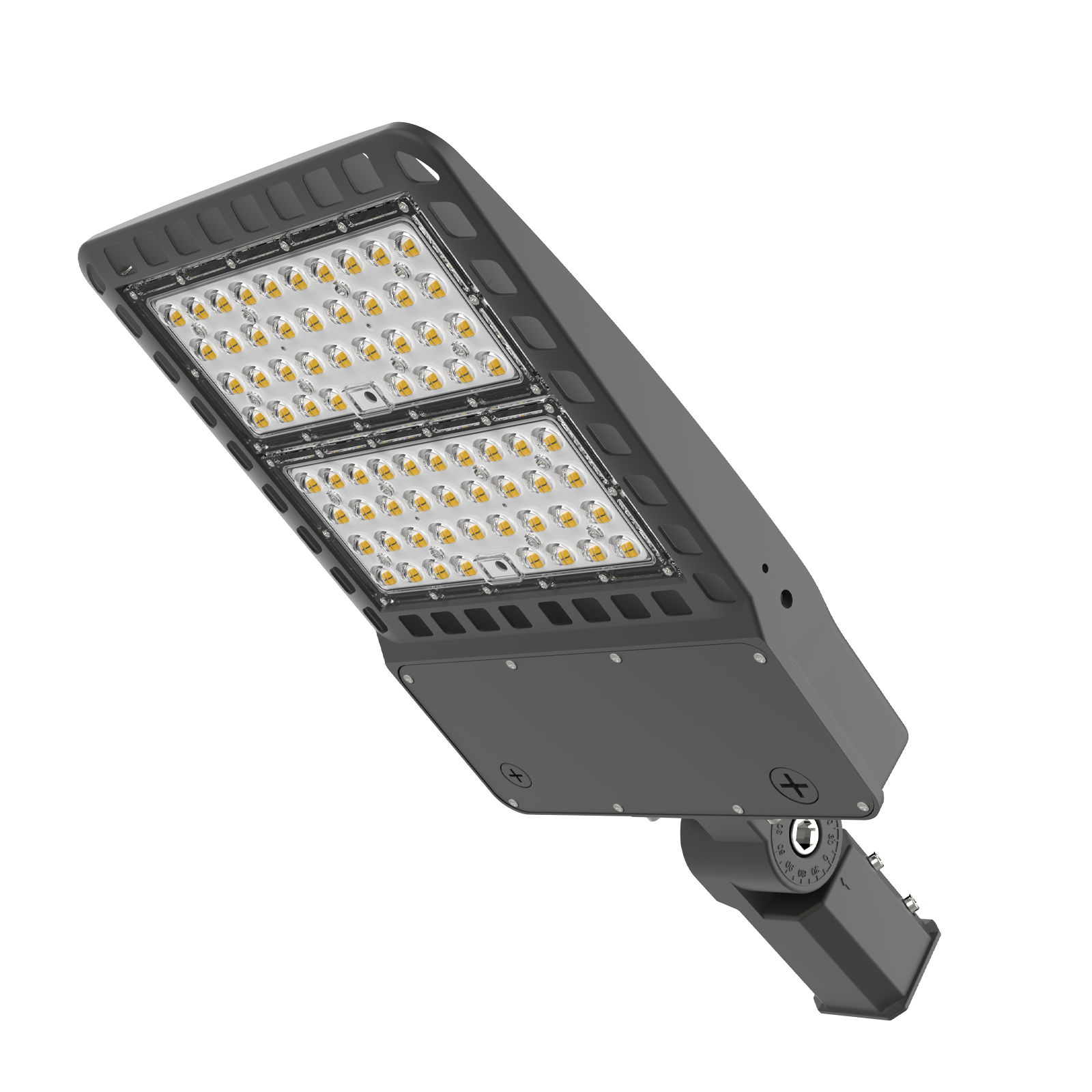 LED Shoebox Area Light - 300-240-200W - Wattage Selectable - 277-480 VLOT - 1 Pack Gielight